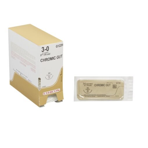 J & J Healthcare Chromic Suture with Needle