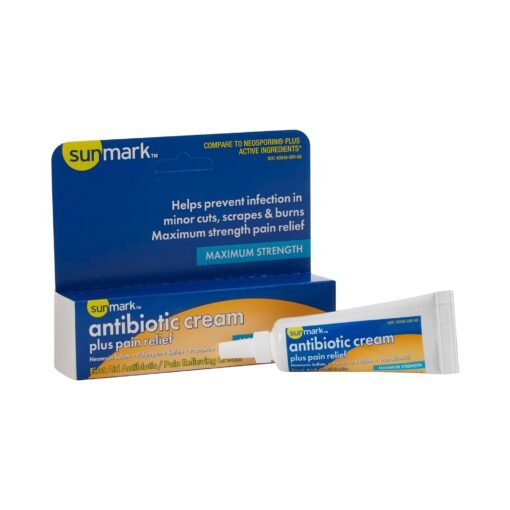 sunmark® Neomycin Sulfate / Polymyxin B Sulfate / Pramoxine First Aid Antibiotic with Pain Relief