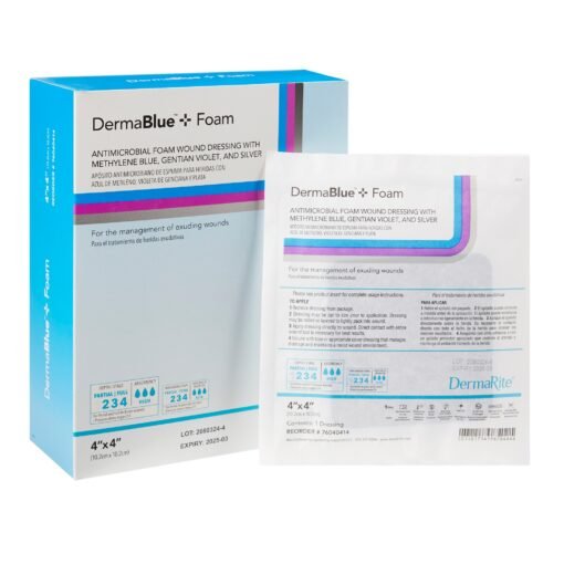 DermaBlue+™ Foam Silver Foam Dressing