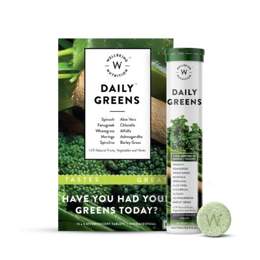 Wellbeing Nutrition Daily Greens Effervescent Tablets