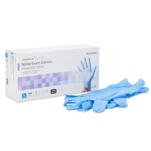 McKesson Confiderm® 6.5CX Nitrile Extended Cuff Length Exam Glove