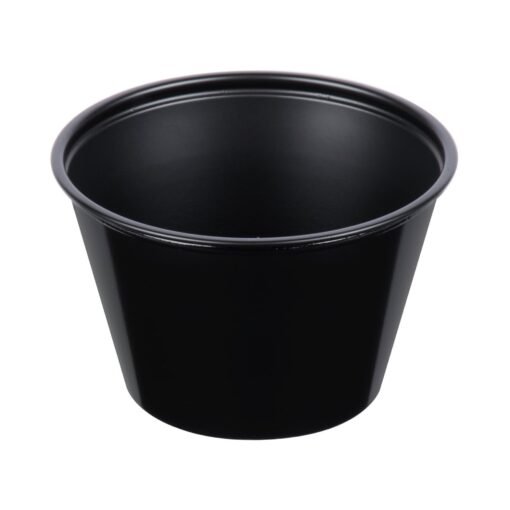 Solo® Black Polystyrene Soufflé Cup