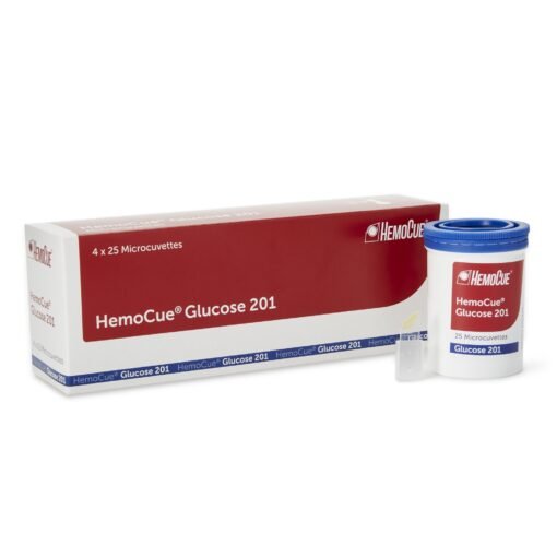 HemoCue® Glucose 201 Microcuvette for use with HemoCue® Glucose 201 Blood Glucose Analyzer