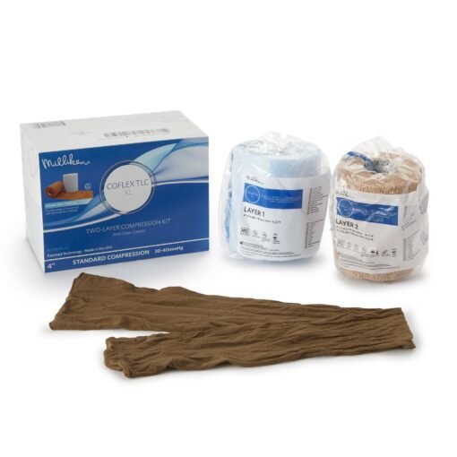 CoFlex® TLC XL with Indicators Self-adherent / Pull On Closure 2 Layer Compression Bandage System