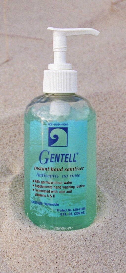 Gentell® Hand Sanitizer with Aloe 8 oz. Pump Bottle