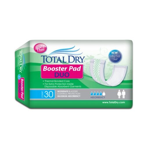 TotalDry™ Booster Pad Duo Maximum Absorbency Incontinence Booster Pad