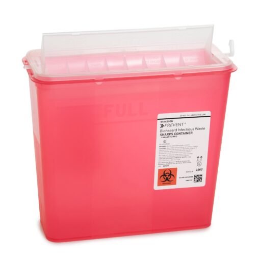 McKesson Prevent® Red Sharps Container