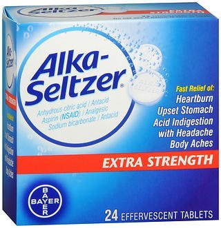 Alka-Seltzer® Extra Strength Anhydrous Citric Acid / Aspirin / Sodium Bicarbonate Pain Relief ...